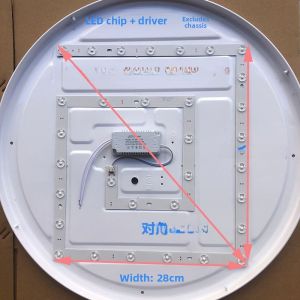 Ceiling Mounted LED Fan Light round Spiral Magnetic Source Indoor Home Decor Lighting Non Intelligent Control B22 Socket Interface