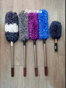 Telescopic Omextra Microfiber Duster Kemoceng Tebal Mikrofiber Lap CF Kemoceng Mobil