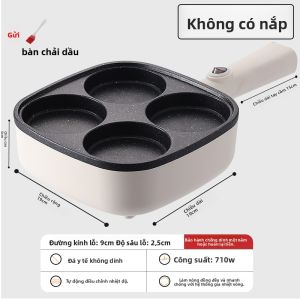 XIANGYOUYOU | Máy Làm Bánh Pancake và Burger Đa Lỗ Không Dính Điện