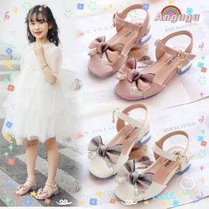 Girls Sandals Princess Bow Sandals Kids Shoes Girls Soft Bottom Girls Shoes Baby Shoes Girls 3 To 10 Years Old