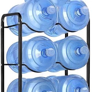 3/4/5 Layer Mineral Water Dispenser Rack Stand Thicken Water Jug Rack Pure Water Bucket Rack Water Container Gallon Jug Organizer Storage Rack Space Saver