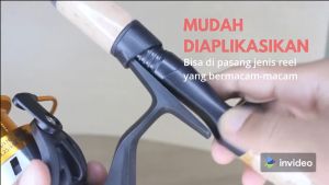 Conquest Joran Pancing Carbon Fiber Telescopic 2 Segments 1.8M Tongkat Pancing Ikan Besar Kecil Sungai dan Laut Kuat dan Bagus