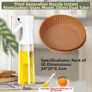 AMW | Press Oil Sprayer Glass Food-Grade Kitchen Tools
