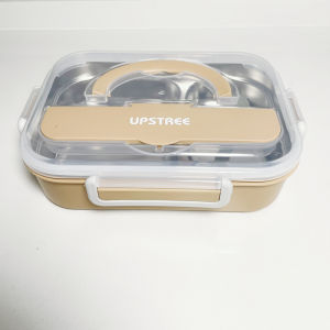 MEISITEKEKE | Insulated Double-layer Stainless Steel Lunch Box Large Capacity Portable Food Grade