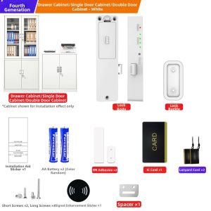 elinksmart | Smart Induction Electronic Lock Card Swipe and Password Invisible