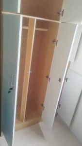 HARBOX Hanging Clothes Cabinet Mirror Organizer Cabinet Closets For Clothes Cabinets Wardrobe Heavy Duty Modern Wardrobe