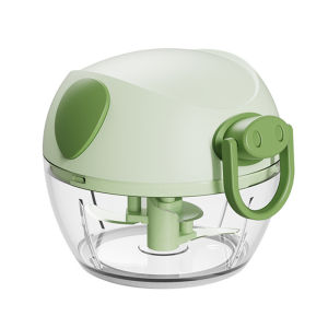 LMETJMA Manual Food Chopper Hand Pull String Vegetable Chopper Kitchen Gadgets with Food Chopper Container For Onion Veggies