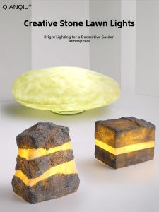 QIANQIU | Waterproof Creative Glowing Outdoor Stone Lamp