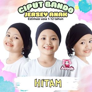 Ciput anak bando jersey ciput anak bandana anak 1-12 tahun