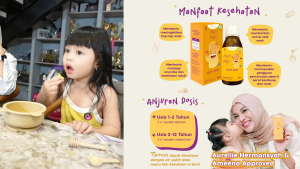 Temoo Hap Hap Madu Jamu 85 gr + 185 gr - Vitamin Penggemuk Badan Anak & Vitamin Otak Anak Cerdas Daya Ingat - Suplemen Makanan T55