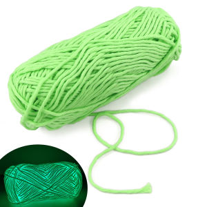 Glow in The Dark Yarn for DIY Arts Glow in The Dark Yarn for Crochet Luminous Yarn for Knitting Crocheting Knitting Crafts