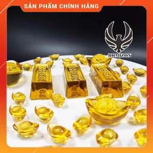 Mô hình thỏi vàng khối thần tài mang vận may & tài lộc vật phẩm phong thủy độc đáo