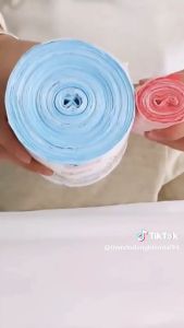 Túi Đựng Rác Dây Rút Minaier Tự Phân Huỷ Freeship Túi Đựng Rác Cuộn 50 Túi Siêu Dai Kích Thước 40x50cm Dạng Sinh Học