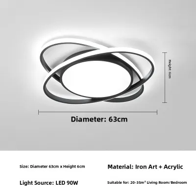 HONGJI | Remote Control Modern Simple LED Ceiling Light