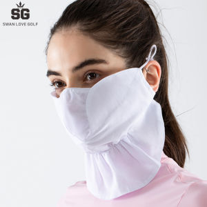 SWAN LOVE GOLF | Sun Protection Breathable Face Mask for Women Cycling Driving Full Face UV Protection