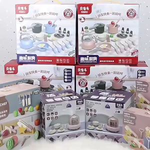 Bộ đồ chơi nhà bếp cho bé – Đồ chơi nấu ăn mô phỏng cut trái cây nấu cơm mới nhất 2025