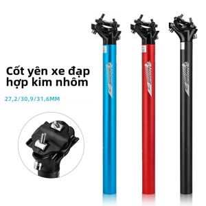 LUNJE Hợp Kim Nhôm Siêu Nhẹ Xe Đạp Đường Núi Seatpost MTB Phụ Tùng Xe Đạp Đường Kính 27.2/30.9/31.6mm Chiều Dài 400mm