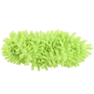 2Pcs Dust Cleaner Grazing Slippers House Bathroom Floor Cleaning Mop Cloths Clean Slipper Microfiber Lazy Shoes Cover 1