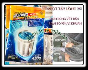 Bột Tẩy vệ sinh lồng máy giặt Hàn Quốc Haengbokanjip (450g) new chất lượng cao