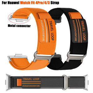 Nylon Sports Strap For Huawei Watch Fit 4 Pro Band Replaced Bracelet For Huawei Watch Fit 3 Fit 4 Travel Loop Correa Accessories