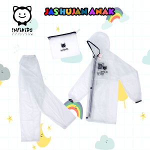 Jas Hujan Anak Semi Transparan Infikids IDS