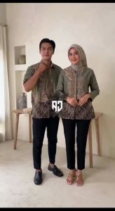 Atasan Batik Blouse Wanita  | Couple | Kerja | Bisnis [Bahan Katun 100%] Motif terbaru ANGGREK
