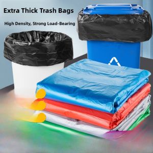 Thickened Large Size Kitchen Garbage Bags Plastic Classification Trash Bags Red Blue Green Grey 60 Commercial Property Sanitation