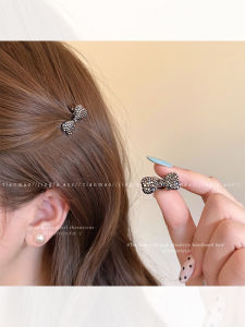 Kẹp Tóc Đuôi Ngựa Pha Lê Cho Phụ Nữ Kẹp Tóc Buộc Tóc Búi Thắt Nút Hình Bướm Cao Cấp Mới 2025 Kẹp Tóc Bên Hông Kẹp Tóc Trang Trí