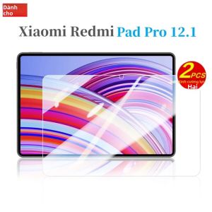 2 Miếng Dán Bảo Vệ Màn Hình Kính Cường Lực HD Cho Xiaomi Redmi Pad Pro 12.1 POCO Pad 12.1 Inch - Chống Trầy Xước