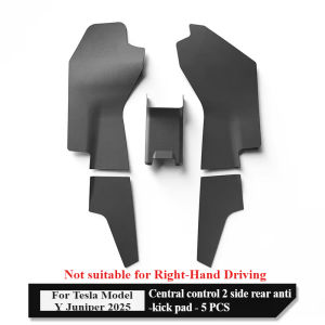 For Tesla Model Y Juniper 2025 Central Control Side Anti Kick Pad TPE Rear Air Outlet Protection Pad Car Interior Accessories