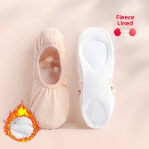aiwuge | Winter Thick Velvet Red Ballet Shoes
