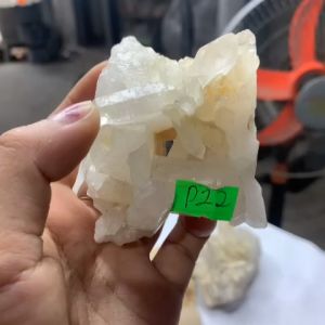 chùm thạch anh pha lê trắng tự nhiên nguyên sinh đá Việt P22