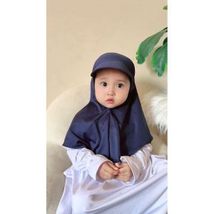 HIJAB ANAK TOPI SPORTY ANAK BAYI  0 -14 Bulan / 1-8 tahun Kerudung bayi TOPI SPORTY BAYI  jilbab Terbaru anti panas Istan
