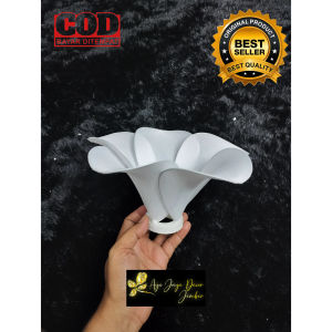 kelopak bunga/kap bunga lampu motif cantik ukuran 22cm x 13cm