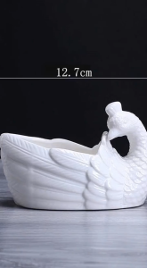 Chậu Trồng Cây Sen Đá Xương Rồng Cây Mini Hình Công Có Lỗ Thoát Nước Trang Trí Để Bàn Văn Phòng