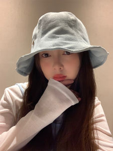 Mũ Lưỡi Trai Denim Phong Cách Retro Dành Cho Nữ Mũ Chống Tia UV Mũ Che Nắng Mùa Hè 2024 Mũ Trùm Đầu Hình Chậu Mũ Đi Biển