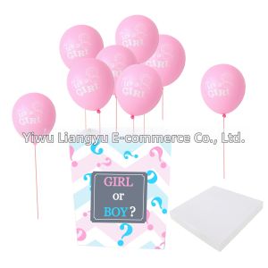 GUANGMANZHI | Gender Reveal Party Gift Box Decorations