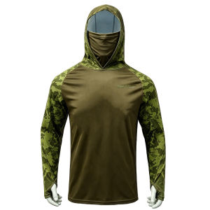 Men Long Sleeve Fishing Top For Kayak Fishing Bank Fishing Camping Trip Angling Enthusiasts Sun Block Lightweight Soft Top