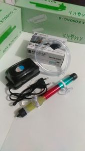 aksesoris akuarium paket aerator 1 lubang pipa warna 20 cm dan selang siap pakai