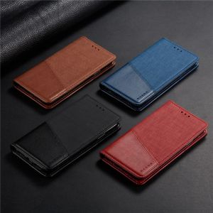 Flip Case For Samsung Galaxy A16 A06 5G 4G LTE 2024 Cloth Leather Mobile Phone Cover Casing Card Slot Wallet Stand Holder Shockproof RFID Block Safe