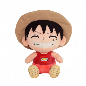 Bandai | 25cm Anime One Piece Original Plush Toys Cartoon Figure Luffy Chopper Ace Roronoa Zoro Cute Stuffed Toy Doll Kids Birthday Gifts