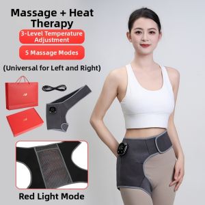 Therapeutic Heating Pad for Hip and Thigh Warmth and Massage
