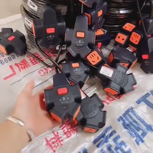 Extra-long Plug-in Strip 5M/10M/20M Electric Vehicle Charging Extension Cordsocket