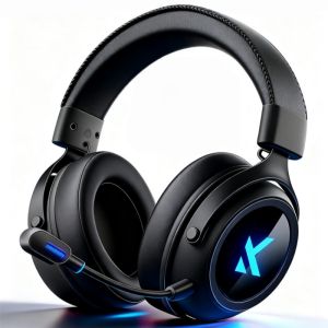 MCHOSE | MCHOSE X9 Wireless Headworn Game 7.1 Headset Bluetooth 2.4G Three Mode 53mm Aluminum Foil Polymer Diaphragm ESports Gift Headset