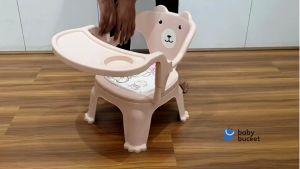 Sean 2 in 1 Baby High Chair Portable Feeding Chair for Children Detachable Food Tray Anti Slip Dining Chair