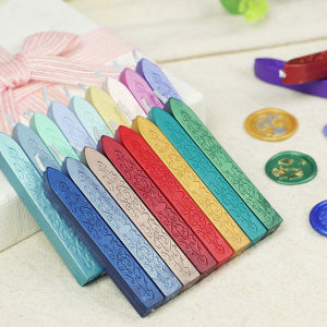 Bộ 5 Niêm Phong Que Sáp Với Bấc Cho Tem Bao Thiệp Mời Đám Cưới Cổ Lửa Bản Thảo Cói Sử Dụng Văn Phòng