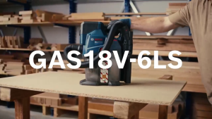 BOSCH GAS 18V-6LS PRO Cordless Dust Extractor Vacuum Cleaner | L-Class Dust Protection