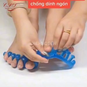 Kẹp tách ngón chân silicon
