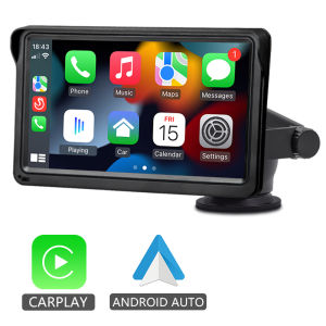 Hippcron 7 "Máy Nghe Nhạc Đa Phương Tiện Trên Ô Tô Màn Hình Cảm Ứng Không Dây CarPlay Android Auto Camera Quan Sát Phía Sau Hỗ Trợ Đài Phát Thanh Trong Bảng Điều Khiển