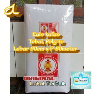 Kain Kafan Mori Cap Lentera Lilin Lebar 90cm x Panjang 50 meter